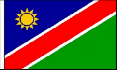 Namibia Hand Waving Flags